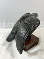 Bronze American Eagle Crow Raven Bird Of Prey Sculpture Sharon Sommers Statue - Image 7