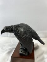 Bronze American Eagle Crow Raven Bird Of Prey Sculpture Sharon Sommers Statue - Image 11