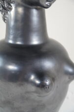 Jean Marais Black Vase Head of a Woman Carrying an Urn Vase - Image 20