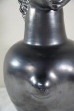 Jean Marais Black Vase Head of a Woman Carrying an Urn Vase - Image 21