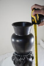 Jean Marais Black Vase Head of a Woman Carrying an Urn Vase - Image 22
