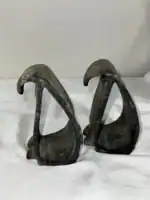 Pair of Isamu Noguchi Style MCM Owl Figures - Image 10