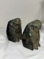 Pair of Isamu Noguchi Style MCM Owl Figures - Image 7