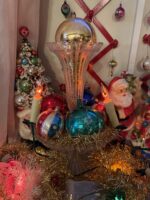Antique 19th Century Baccarat Cut Clear Crystal Epergne Vase Centerpiece - Image 5