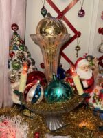 Antique 19th Century Baccarat Cut Clear Crystal Epergne Vase Centerpiece - Image 4