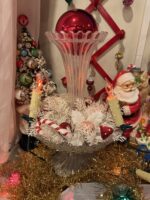Antique 19th Century Baccarat Cut Clear Crystal Epergne Vase Centerpiece - Image 3