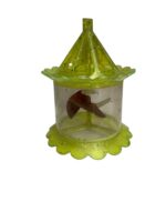 Vintage Spinner Christmas Ornaments Set of Four 1950s Neon Birdcage Lanterns - Image 9