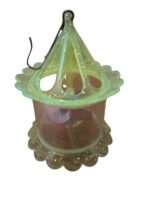 Vintage Spinner Christmas Ornaments Set of Four 1950s Neon Birdcage Lanterns - Image 10