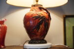 Edmond Lachenal Art Nouveau Lamp with Louis Katona Beaux Arts Ironwork - Image 27
