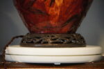 Edmond Lachenal Art Nouveau Lamp with Louis Katona Beaux Arts Ironwork - Image 28