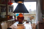 Edmond Lachenal Art Nouveau Lamp with Louis Katona Beaux Arts Ironwork - Image 22