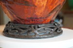Edmond Lachenal Art Nouveau Lamp with Louis Katona Beaux Arts Ironwork - Image 25