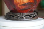 Edmond Lachenal Art Nouveau Lamp with Louis Katona Beaux Arts Ironwork - Image 16