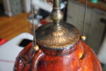 Edmond Lachenal Art Nouveau Lamp with Louis Katona Beaux Arts Ironwork - Image 17