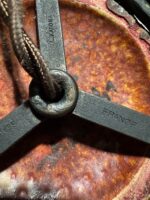 Edmond Lachenal Art Nouveau Lamp with Louis Katona Beaux Arts Ironwork - Image 8