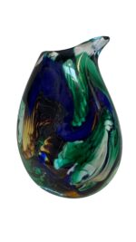 Jan-Erik Ritzman Signed Swedish Studio Art Glass Vase Dated 2017 - Image 6