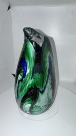 Jan-Erik Ritzman Signed Swedish Studio Art Glass Vase Dated 2017 - Image 33
