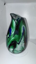 Jan-Erik Ritzman Signed Swedish Studio Art Glass Vase Dated 2017 - Image 32