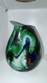 Jan-Erik Ritzman Signed Swedish Studio Art Glass Vase Dated 2017 - Image 29