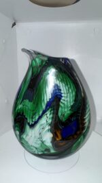 Jan-Erik Ritzman Signed Swedish Studio Art Glass Vase Dated 2017 - Image 28