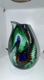 Jan-Erik Ritzman Signed Swedish Studio Art Glass Vase Dated 2017 - Image 25