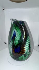 Jan-Erik Ritzman Signed Swedish Studio Art Glass Vase Dated 2017 - Image 24