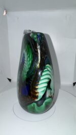 Jan-Erik Ritzman Signed Swedish Studio Art Glass Vase Dated 2017 - Image 23