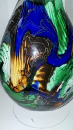 Jan-Erik Ritzman Signed Swedish Studio Art Glass Vase Dated 2017 - Image 18