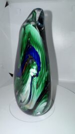 Jan-Erik Ritzman Signed Swedish Studio Art Glass Vase Dated 2017 - Image 14