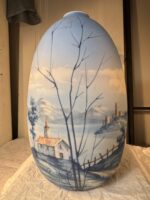 W. Wiel Hand-Painted La Palma Landscape on Ceramic Vase, Mid-Century European Art Pottery - Image 6