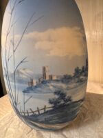 W. Wiel Hand-Painted La Palma Landscape on Ceramic Vase, Mid-Century European Art Pottery - Image 10