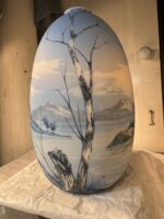 W. Wiel Hand-Painted La Palma Landscape on Ceramic Vase, Mid-Century European Art Pottery - Image 13