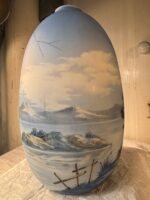 W. Wiel Hand-Painted La Palma Landscape on Ceramic Vase, Mid-Century European Art Pottery - Image 14