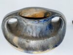 Charles Greber Beauvais France Double Handle Art Pottery Vessel Flambé Glaze - Image 8