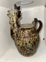 László Steiner Rooster Pitcher Sculptural Mid-Century Ceramic Masterwork - Image 25