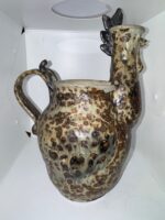 László Steiner Rooster Pitcher Sculptural Mid-Century Ceramic Masterwork - Image 16