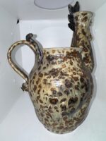 László Steiner Rooster Pitcher Sculptural Mid-Century Ceramic Masterwork - Image 13