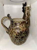 László Steiner Rooster Pitcher Sculptural Mid-Century Ceramic Masterwork - Image 11