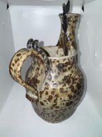 László Steiner Rooster Pitcher Sculptural Mid-Century Ceramic Masterwork - Image 10