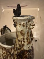 László Steiner Rooster Pitcher Sculptural Mid-Century Ceramic Masterwork - Image 5