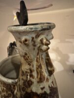 László Steiner Rooster Pitcher Sculptural Mid-Century Ceramic Masterwork - Image 3