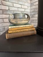 Charles Greber Beauvais France Double Handle Art Pottery Vessel Flambé Glaze - Image 15