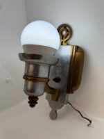 Art Deco Architectural Lighting Wall Sconces Set of Four Bronze & Chrome Fixtures c.1930 - Image 15