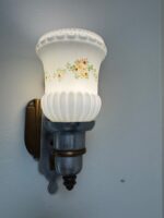 Art Deco Architectural Lighting Wall Sconces Set of Four Bronze & Chrome Fixtures c.1930 - Image 20
