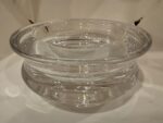Mona Morales-Schildt for Kosta Boda Monumental Architectural Crystal Bowl, Swedish Modern Masterwork - Image 12