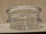 Mona Morales-Schildt for Kosta Boda Monumental Architectural Crystal Bowl, Swedish Modern Masterwork - Image 15