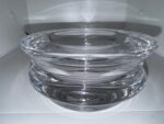 Mona Morales-Schildt for Kosta Boda Monumental Architectural Crystal Bowl, Swedish Modern Masterwork - Image 13