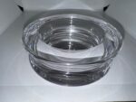 Mona Morales-Schildt for Kosta Boda Monumental Architectural Crystal Bowl, Swedish Modern Masterwork - Image 7