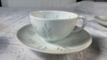 Friedl Holzer-Kjellberg for Arabia Finland Rice Grain Porcelain Demitasse Espresso Set – 9 Cups & 10 Saucers - Image 16