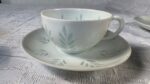 Friedl Holzer-Kjellberg for Arabia Finland Rice Grain Porcelain Demitasse Espresso Set – 9 Cups & 10 Saucers - Image 18